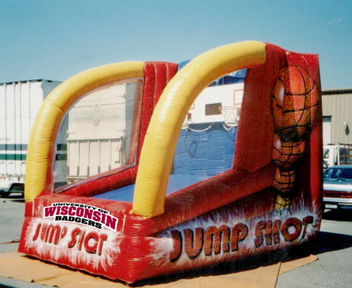 Inflatable Interactive Games wisconsin jump shot!